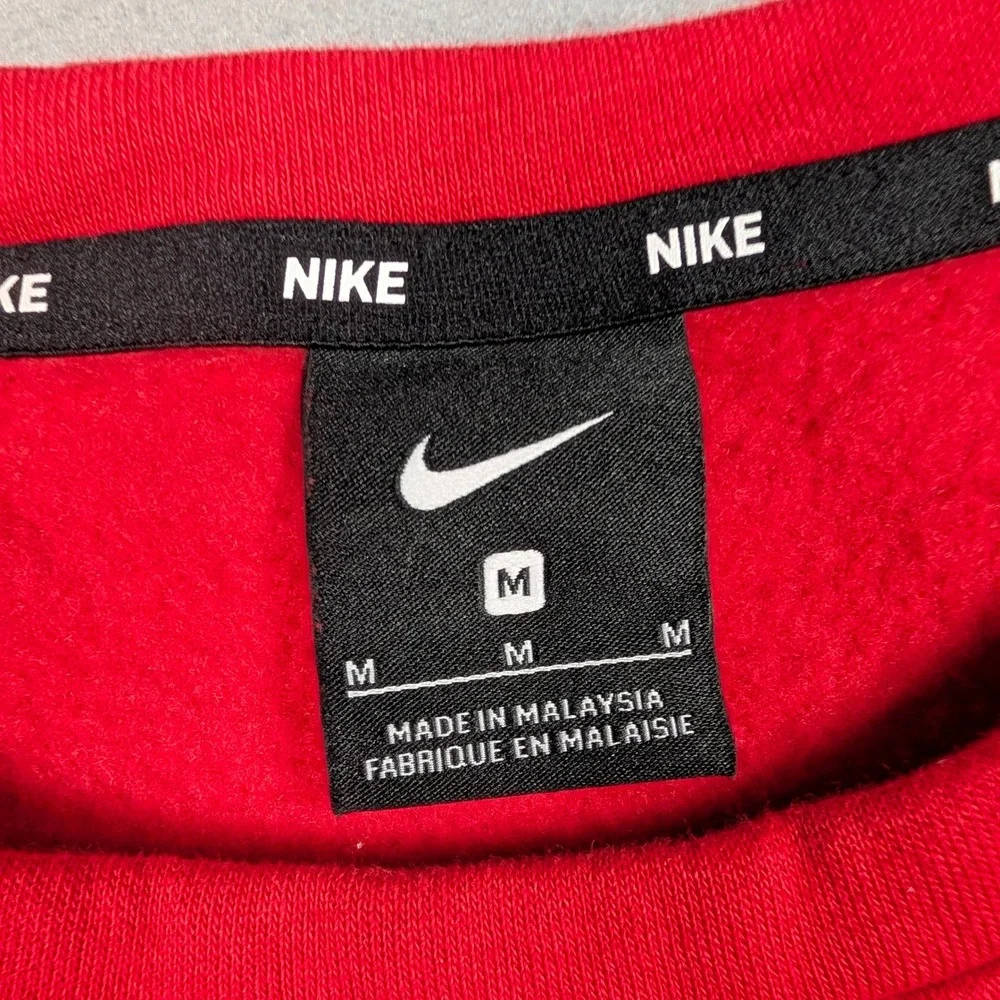 Ohio State Buckeyes Sweatshirt Womens‎ Medium Red Colorblock Nike Crewneck NCAA - Picture 2 of 8